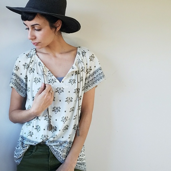 Lucky Brand Boho Top - Picture 1 of 5